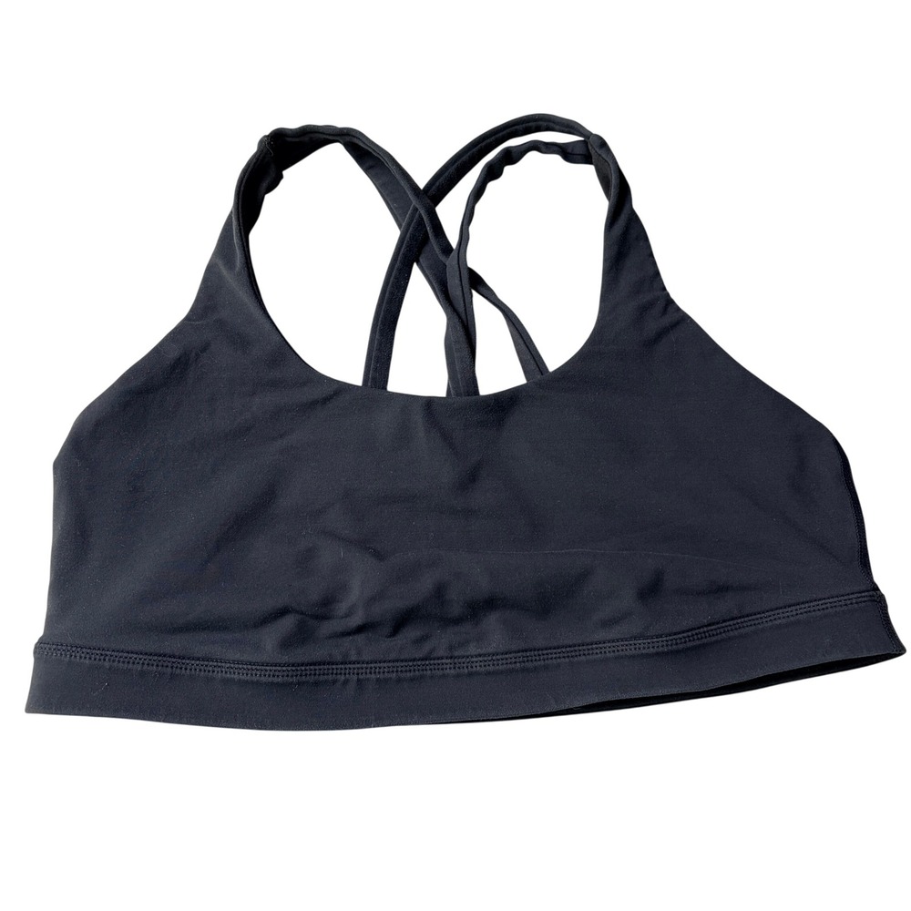 Lululemon Free To Be Serene Bra Size 10 Black
